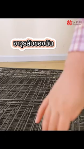 【Local Delivery】*🔥 กรงสัตว์เลี้ยง กรงแมว กรงสุนัข กรงกระต่าย กรงหมาพับได้ กรงสุนัขพับได้ สามารถเปิดได้ฝาบน มีถาด สีดำ ขนาด 60*42*51 CM ผลิตจากโรงงานคุณภาพ สีอบด้วยความร้อนสูง ไม่หลุดร่อนง่าย