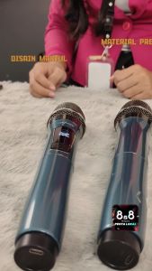 ADVANCE - Mic Karaoke Double Wireless Microphone Digital 2 Pcs (MIC-301)