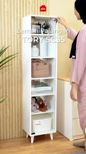 PIRA - TORY SC35 Rak Display / Rak Buku / Showcase / Lemari Pajangan / Lemari Hias
