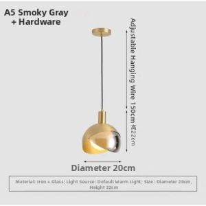 MEISITEKEKE | Creative Minimalist Luxury Single Glass Pendant Light