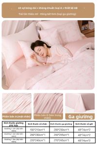 Mercury | Bộ Đồ Chăn Ga Gối 4 Món Chống Khuẩn 100% Bông Cotton Sợi Dài 60s