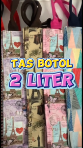 Tas Tumbler 2 Liter Tas Botol Minum 1 Liter Waterproof Tali Webbing Premium