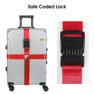 Customs Lock Luggage Cross Straps lock Straps Seat Belt Strapping Straps