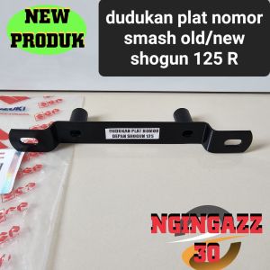 dudukan plat nomor depan smas 110 shogun 125 shooter set baut