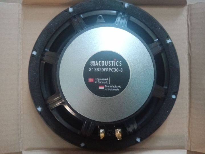 Speaker 8in SB Acoustics SB20FRPC30-8 Woofer Size Rca Hifi