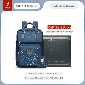 MYD | Large Capacity Embroidery Backpack for Girls