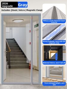 SHULIAN | Anti-mosquito Door Curtain Full Magnetic Strip