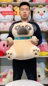 Thú nhồi bông chó mặt xệ ngộ nghĩnh  - Size từ 40cm đến 60cm - Quà tặng gấu bông chó mặt xệ nhồi bông dễ thương - Gối ôm mềm mịn cho bé