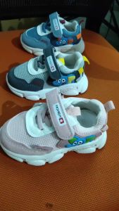 รองเท้าผ้าใบลําลอง พื้นยาง Cartoon Elephant กันลื่น ระบายอากาศ เหมาะสมกับการวิ่ง เล่นกีฬา สำหรับเด็กผู้ชาย และเด็กผู้หญิง กันช่วยเหลือกับ 1-6ป