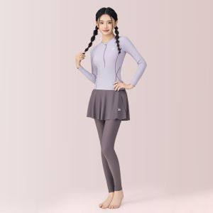Barbie | Slimming Conservative Long Sleeve Pant Female Swimsuit