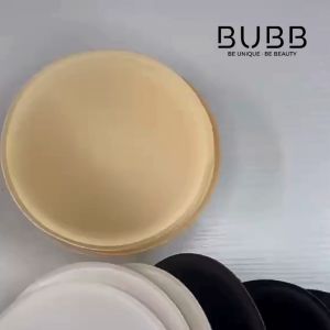 1 Pair Round Sponge Bra Pad Inserts Breathable Push Up Pads Women’s Chest Support Bikinis Swimsuits Replacement Cups (BUBB Store)