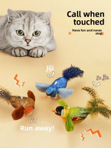 VOA | Interactive Cat Toy with Squeaking Bird  Cat Teaser Stick