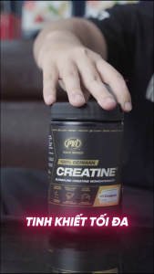 Bột tăng sức mạnh PVL 100% German Creatine Creapure nhập khẩu Canada - Gymstore