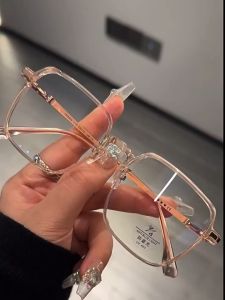 (KM68) Kacamata Anti Radiasi Model Square Kacamata Baca Korean Style Free Box+Lap