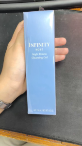 Gel tẩy trang Kose Infinity night renew cleansing gel (120g) Japan