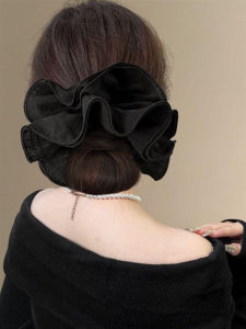 ยางรัดผมลายสัตว์ผีเสื้อสไตล์เกาหลีสำหรับผู้หญิง ยางรัดผมเนื้อนุ่ม 2 ชั้น ยางรัดผมยาวแบบหนา 2025 ใหม่