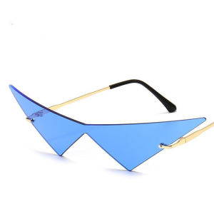 Cross-Border New Arrival Stylish Triangle Sunglasses Fashion Men and Women Fashion Decoration Glasses Party Street Style Hip Hop Sunglasses