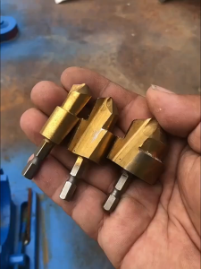 High Quality PPR Lifting Stepped Drill Bit Hexagon Shank 20/25/32mm Open Process Plumbing Water Pipe