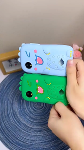 LIOTOG W9 Kids Smart Phone 1080P 30W Pixel Digital Dual Camera Selfie Camera Toys Unicorn Camera Smart Toy Mobile Phone with Games Music Playback For Christmas Birthday Gift