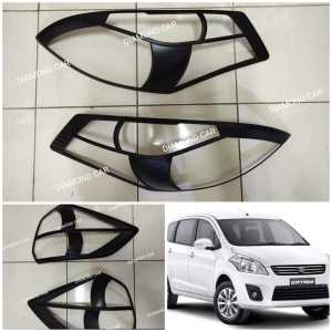 Paket garnis lampu depan belakang hitam doff Ertiga lama 2013-2017