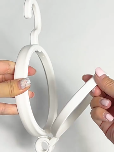 Round Hat Scarf Hanger Storage Organiser Rack Combination Door Back Scarf Hat Hook Wardrobe Storage Clothes Rack