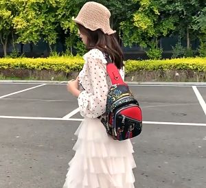 Retro Fashion Chest Bag Ethnic Style Womens Bag Shoulder Messenger Bag Oxford Cloth Backpack