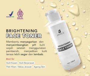 Brightening Face Toner Javaca