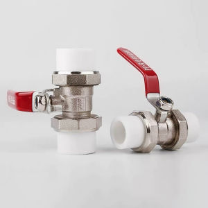 PPR DOUBLE UNION BALL VALVE 1/2(20mm) 3/4(25mm) 1(32mm)