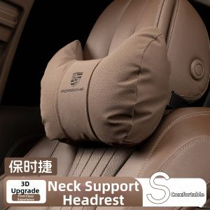 TUSHUGUANG | Porsche Compatible Leather and Suede Seat Backrest for Cayenne Macan Panamera and 718