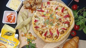 ซอสทำพิซซ่า ซอสพิซซ่า ซอสพิซซ่าเทาซัน ซอสสปาเก็ตตี้ ซอสพาสต้า มายองเนสชีส (บริเวณหน้าใต้)