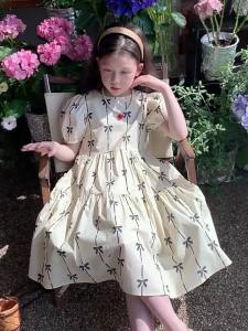 comitomi | Sweet and Stylish Korean Style White Princess Dress for Big Girls