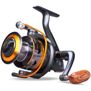 Sougayilang | Sougayilang 1000-6000 Series Spinning Reel 5.2:1 Gear Ratio 11BB Metal Folding Handle Fishing Reel for Freshwater Fishing Pesca