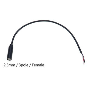 YuXi 2.5mm 3.5mm Male Female 2/3/4 Pole Mono/Stereo Aux Plug Jack Connector To Bare Wire End For DIY Audio Headphone Cable