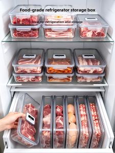 Fresh Storage Organizer Food-grade Freezer Storage Box