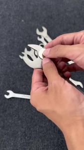 3mm Ultra-thin Wrench Large Open-end Wrench Plum Dual-purpose Wrench Wholesale 6-27MM Cross-border Thin Section Dual-purpose