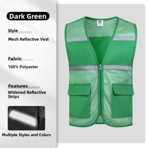 Reflective Breathable Work Vest
