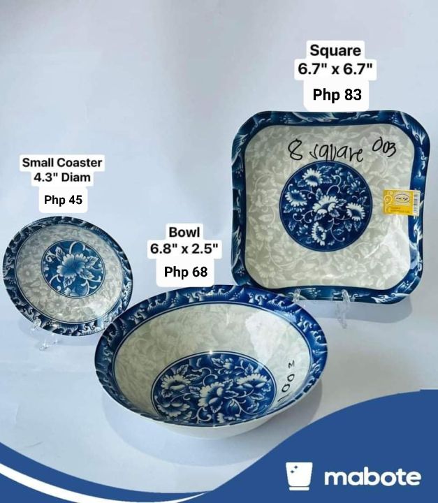 Ceramic Plates Soup Bowl, Square Plate, Coaster Plate Oriental