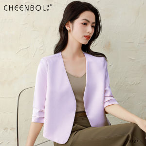 White Sleeveless Casual Style Womens Jacket Summer New Fashion Slimming Versatile Mini Suit Polyester Fabric Commute Style