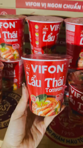 Thùng 24 Ly Mì Lẩu Thái Tomyum Vifon ( 24 ly x 60g ) - VF15T