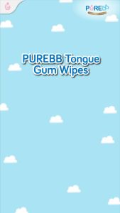 PUREBB Tongue & Gum Wipes 20 Sheets / Tisu Basah Gusi Gigi Bayi / Original Strawberry / PURE BB