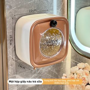 Hộp Giấy Vệ Sinh Đôi Dán Tường Không Cần Khoan Đẹp