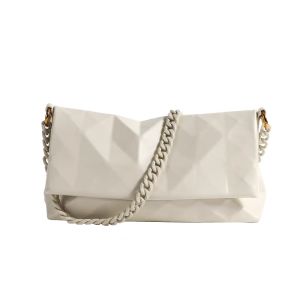 IELGY Womens shoulder messenger bag fashion versatile rhombus high quality chain bag