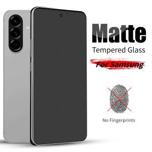 3 ชิ้น ฟิล์มกระจกนิรภัยเต็มจอ (แบบด้าน) สําหรับ Samsung Galaxy A73 A72 A71 A70 s A52 s A51 A50 s A42 A32 A31 A30 A22 A21s A20 s A12 A11 A10 s A04 A03 A02 s 4G 5G