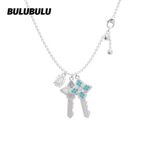 BULUBULU | Unique High-end Turquoise Key Pendant Necklace