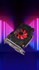 HD7670 4GB DDR5 128bit Graphics Card with Cooling Fan 2560x1600 Support HD Multimedia Interface DVI VGA Game Graphics Card