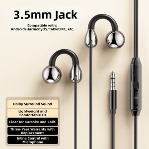 ERYE | Gaming Bone Conduction Earclip Headphones with Type-C Interface