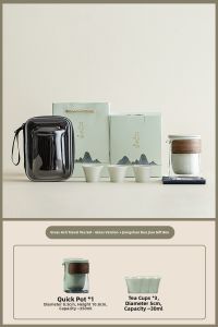 mornenjoy | Portable Camping Tea Set Gift for Parents and Friends