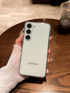 Diamond Honor Ultra Protective Soft Silicone Case for Samsung Galaxy S25 S24 S23 S22 S21 Note20 Transparent Lens Protection