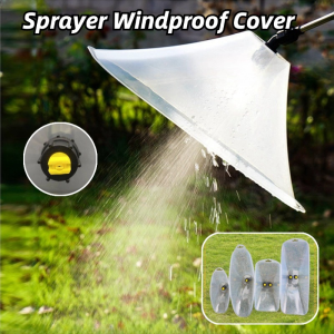 Agricultural Sprayer Windproof Cover Fan-type Spray Nozzle Transparent Windscreen Fine Atomization Nozzle Garden Irrigation Supplies