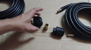 🔫 HEAVY DUTY CONNECTOR EXTEND HOSE SAMBUNG PANJANG KARCHER K2 K1 COMPACT K2.050 K1 HORIZONTAL K2 FOLLOW ME PRESSURE WASHER WATERJET CLEANER WINNER K 2.05 2.050 K 2 K 1 KARCHER CONVERTER M22 COPPER COUPLER CAR WASH LONG HOSE